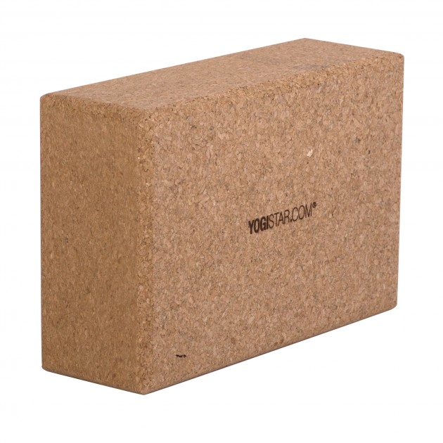 Yoga block - yogiblock - cork big (22.5 x 15 x 7.5cm)