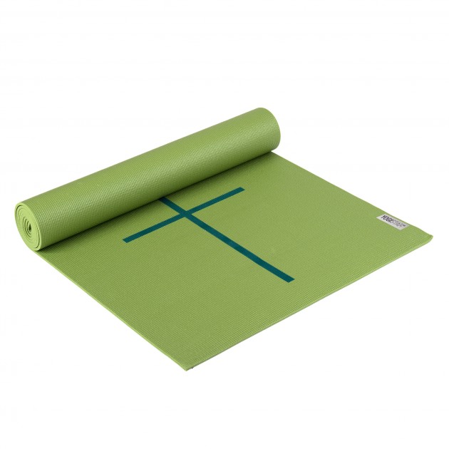 Yoga mat 'Plus - alignment' kiwi