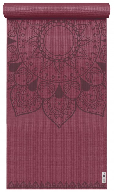 Yogamatte yogimat® basic - art collection - harmonic mandala bordeaux