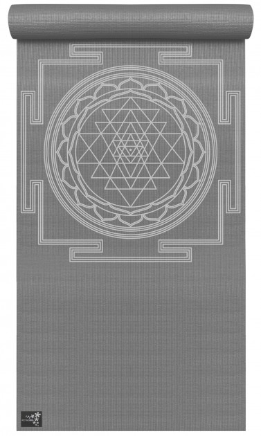 Yoga mat yogimat® basic - sri yantra graphit