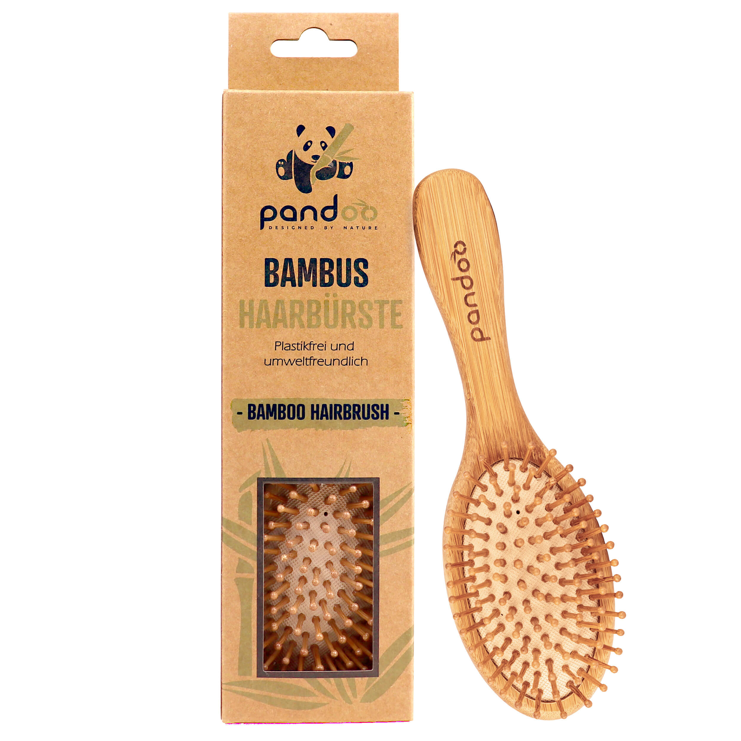 YOGISHOP | Bambus Haarbürste mit Naturborsten | Yoga, Yogamatten &  Yoga-Zubehör